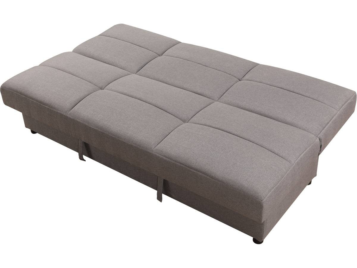 DIVANO-LETTO ENZO -185 x 84 x 85 cm -  3 POSTI - GRIGIO