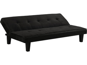 DIVANO-LETTO JOHN -179 x 91 x 79 cm -  3 POSTI - NERO