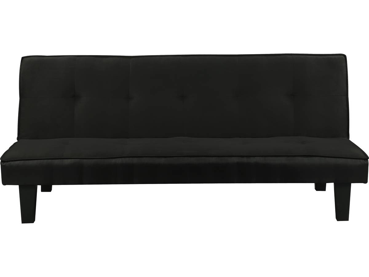 DIVANO-LETTO JOHN -179 x 91 x 79 cm -  3 POSTI - NERO