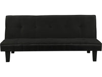 DIVANO-LETTO JOHN -179 x 91 x 79 cm -  3 POSTI - NERO