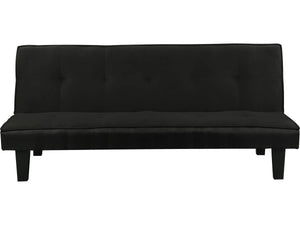 DIVANO-LETTO JOHN -179 x 91 x 79 cm -  3 POSTI - NERO