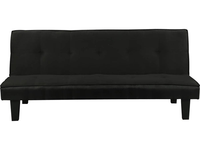 DIVANO-LETTO JOHN -179 x 91 x 79 cm -  3 POSTI - NERO