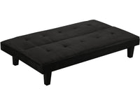 DIVANO-LETTO JOHN -179 x 91 x 79 cm -  3 POSTI - NERO