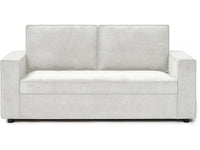 Divano trasformabile in tessuto "Clara" express - 185 x 90 x 88 cm - Beige