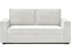 Divano trasformabile in tessuto "Clara" express - 185 x 90 x 88 cm - Beige