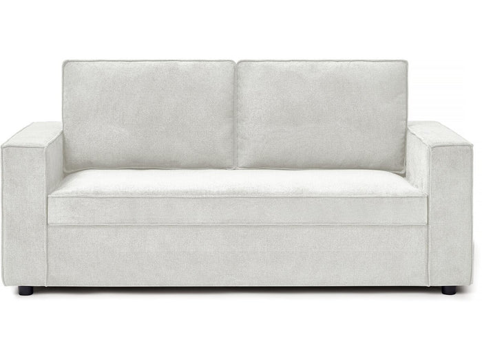 Divano trasformabile in tessuto "Clara" express - 185 x 90 x 88 cm - Beige