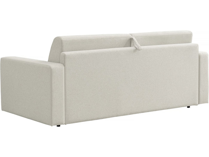 Divano convertibile "Diana" Express in tessuto - Zona notte 140 cm - 3 posti - Beige