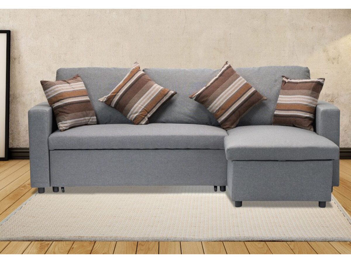 Divano trasformabile "Kimberland" - Grigio