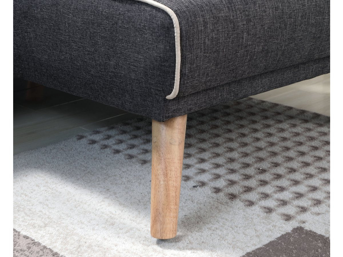 Divano angolare "Jules"  - 3 posti  Grigio