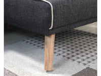 Divano angolare "Jules"  - 3 posti  Grigio