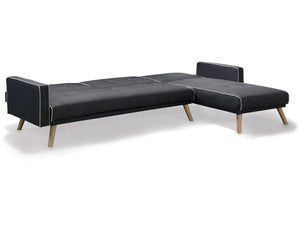 Divano angolare "Jules"  - 3 posti  Grigio