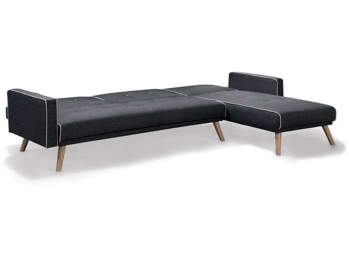 Divano angolare "Jules"  - 3 posti  Grigio