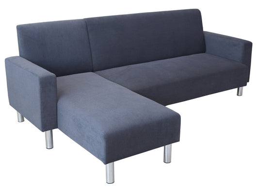 Divano angolare in tessuto reversibile RIO - 4 posti -Grigio