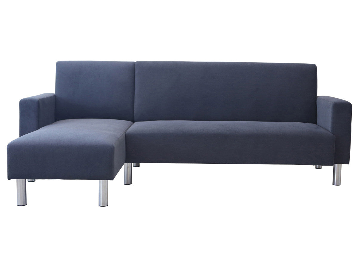 Divano angolare in tessuto reversibile RIO - 4 posti -Grigio