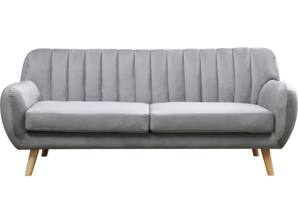 Divano "Jarvis" in velluto scandinavo.
