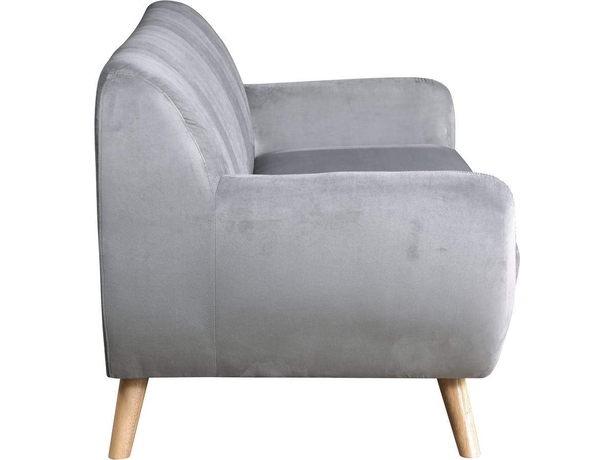 Divano "Jarvis" in velluto scandinavo.