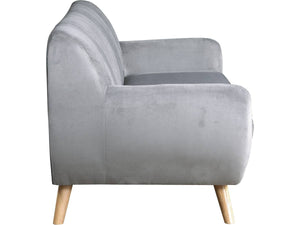 Divano "Jarvis" in velluto scandinavo.