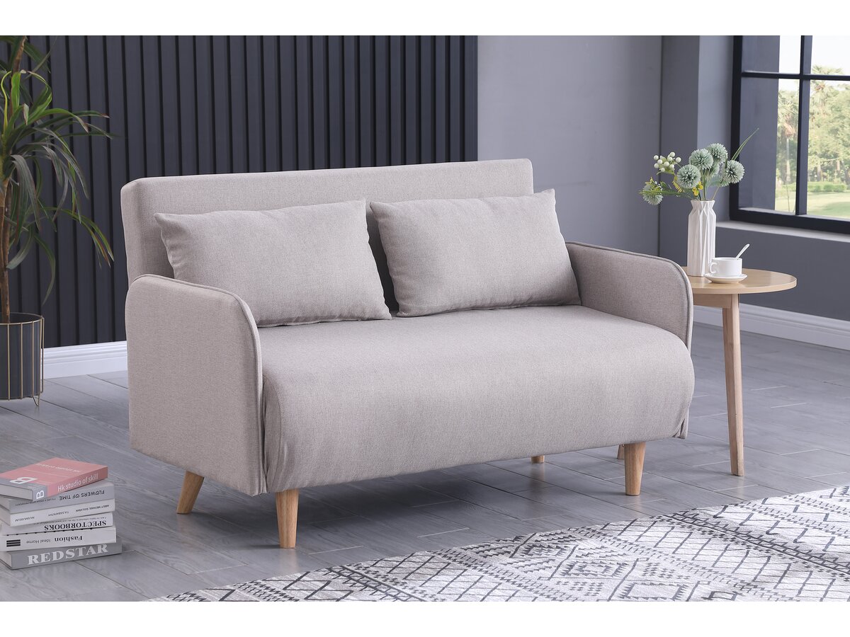 Divano letto pieghevole - 2 posti - "Panam" - Beige