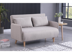 Divano letto pieghevole - 2 posti - "Panam" - Beige