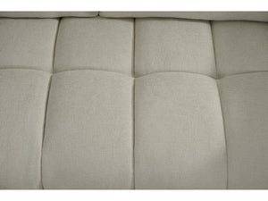 Divano in tessuto ciniglia "Cambon" - 3 posti - Beige