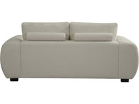 Divano in tessuto ciniglia "Cambon" - 2 posti - Beige