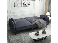 Divano trasformabile dritto click clac "Caspian" - Grigio