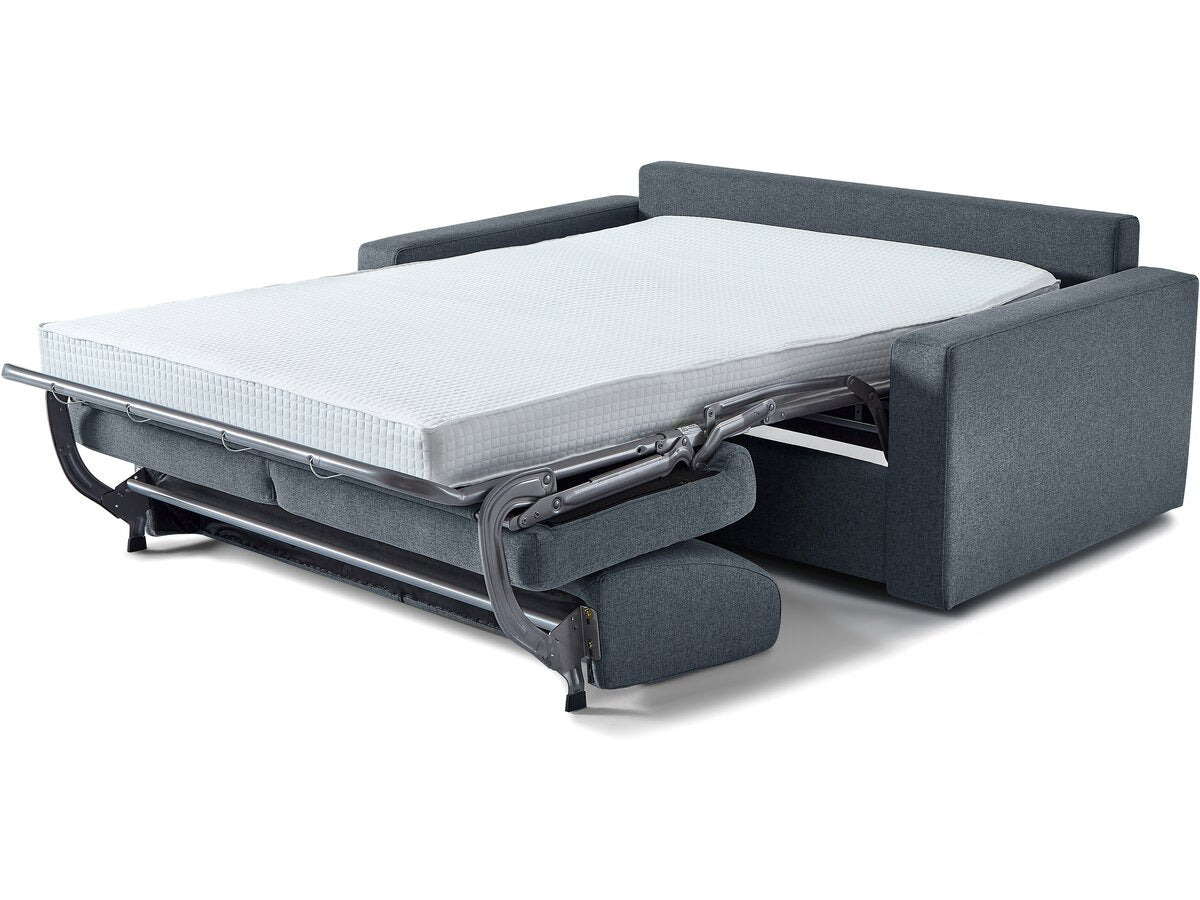 Divano trasformabile in tessuto express "Diana" - letto 120 cm - 2 posti - Grigio