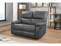 Divano relax "Lincoln" - 147 x 89 x 103 cm - 2 posti - Grigio