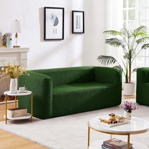 Divano gonfiabile 2-3 posti Terracotta - Interno ed esterno - Colore Verde