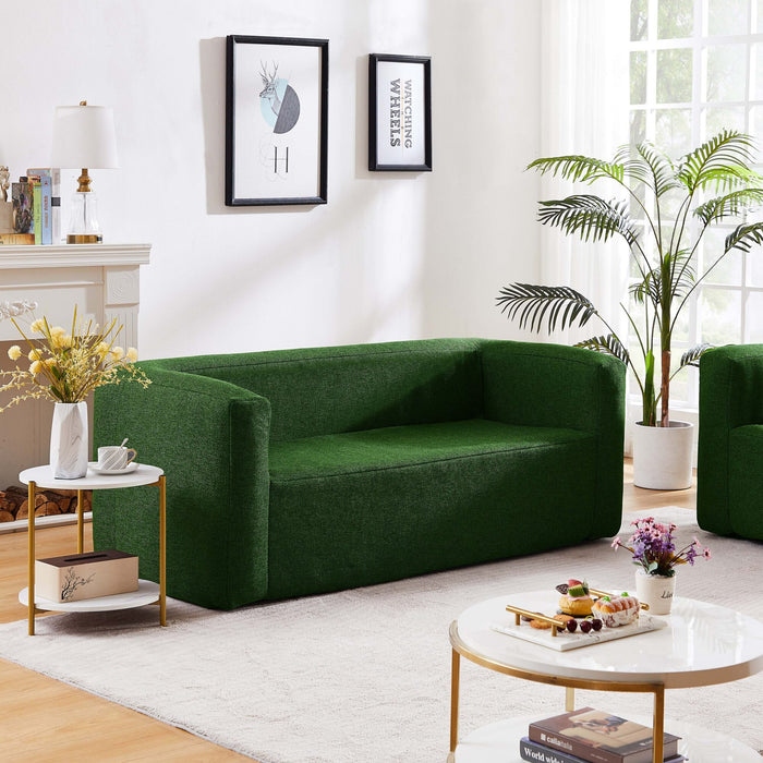 Divano gonfiabile 2-3 posti Terracotta - Interno ed esterno - Colore Verde