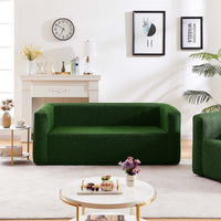 Divano gonfiabile 2-3 posti Terracotta - Interno ed esterno - Colore Verde