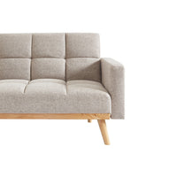 Divano letto beige convertibile a 3 posti collezione ADONA