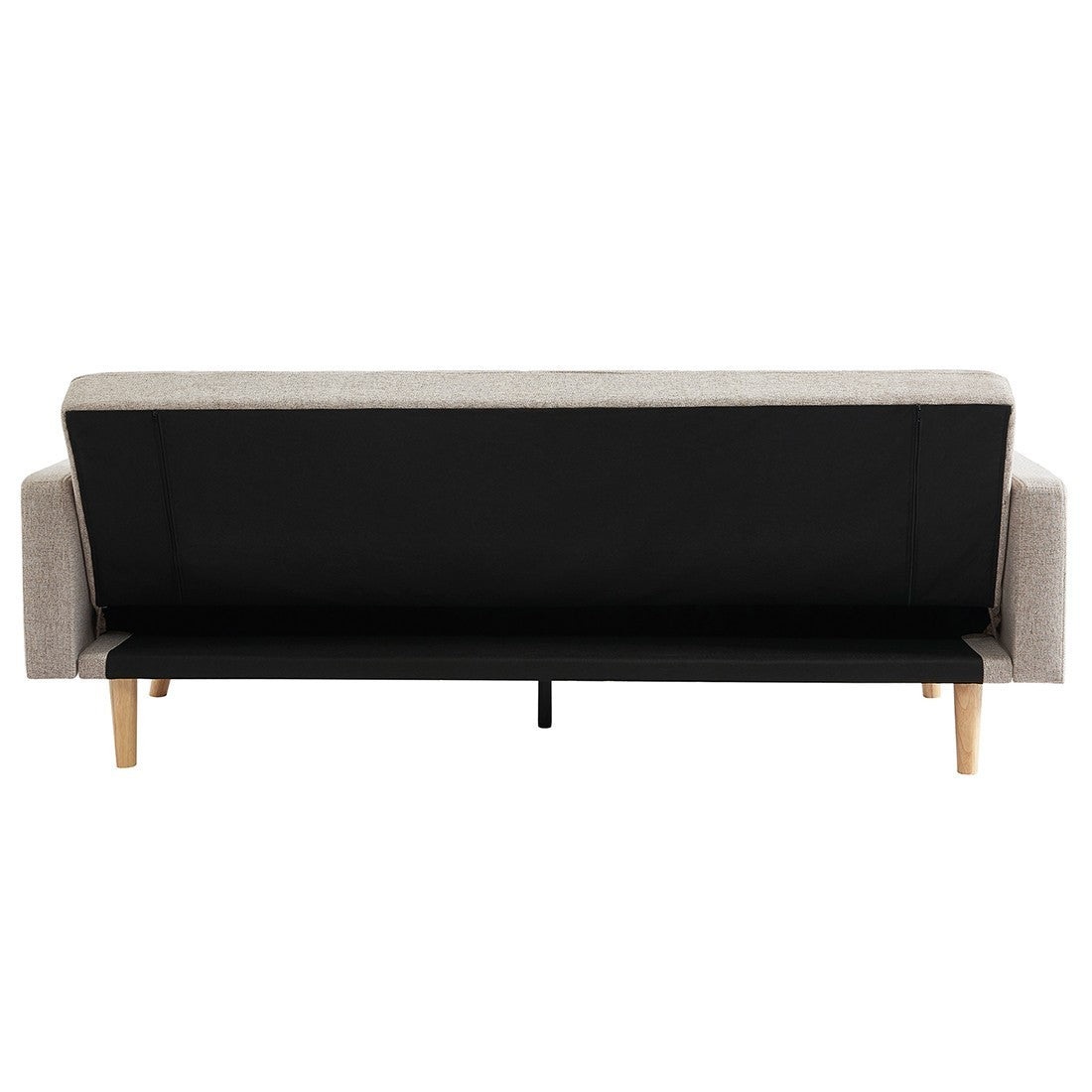 Divano letto beige convertibile a 3 posti collezione ADONA