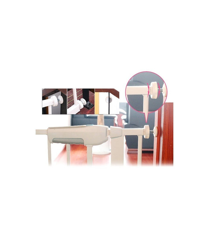 Cancello Con Bloccaggio A Pressione Per Bambini E Animali Domestici         