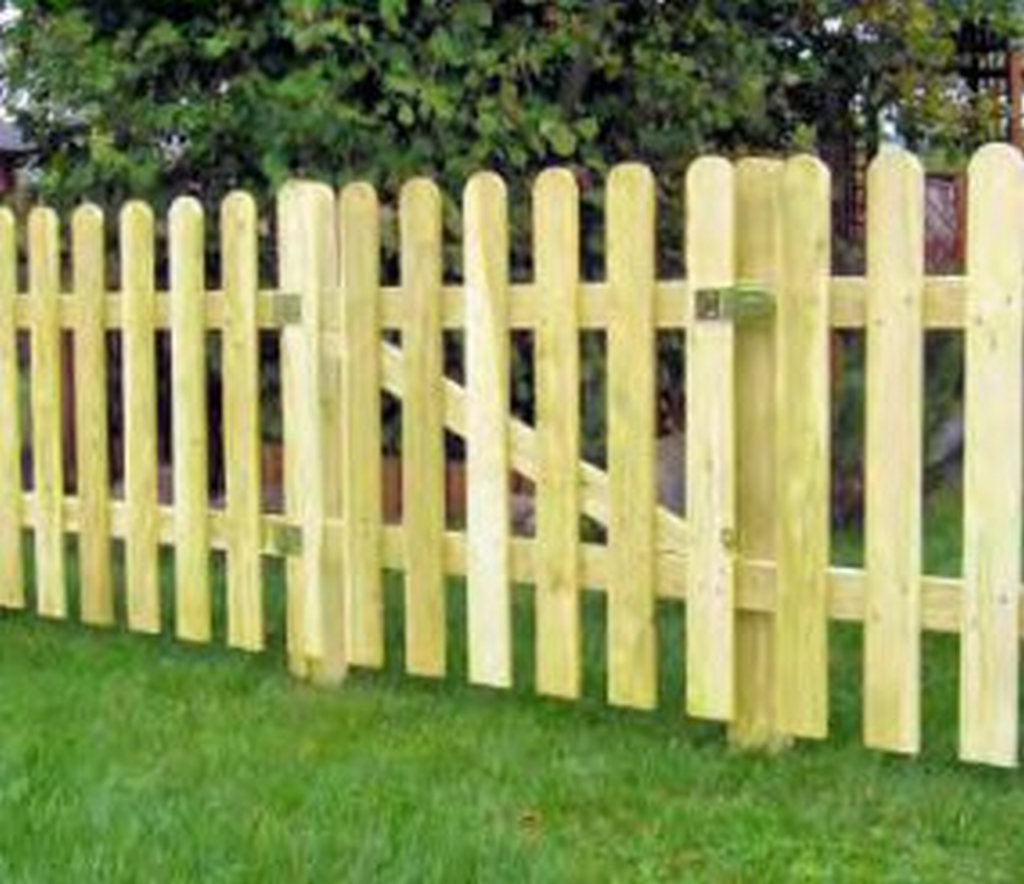 cancelletto per steccato in legno con accessori giardino e recinzione cm 100 x 100 h cancello in doghe esterno impregnato cod:ferx.pali.22.stock.s