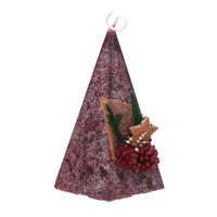 Candela cera profumata albero aroma di legno confezione 2 pz cm 22,5x12x10