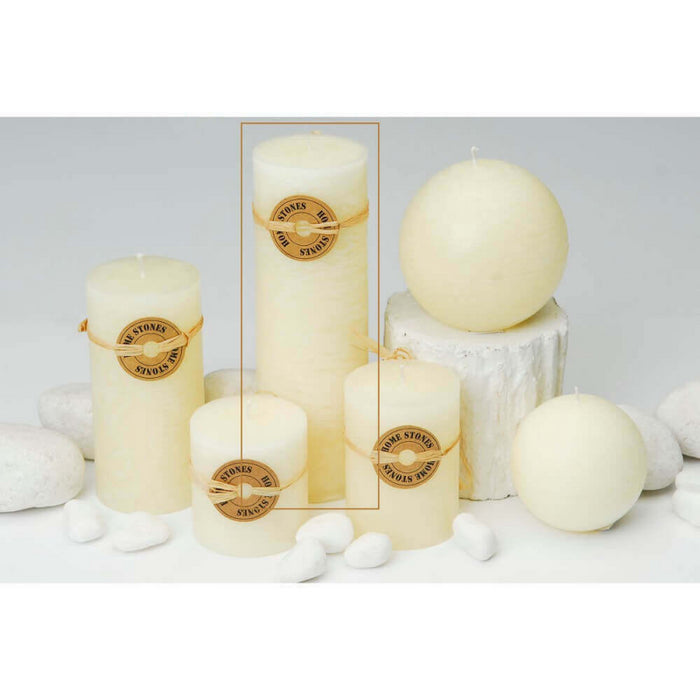 CANDELA CILINDRICA PROFUMATA AVORIO 21CM