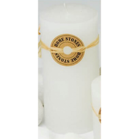 CANDELA CILINDRICA PROFUMATA BIANCA 14 CM