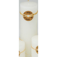CANDELA CILINDRICA PROFUMATA BIANCA 21 CM