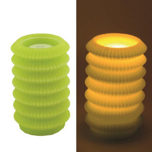 Candela led lanterna verde fontana cmÃ¸13,5h20