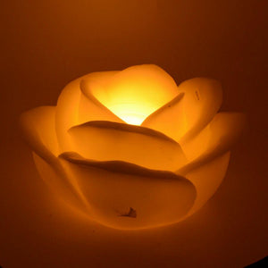 Candela led rosa bianco fontana cmÃ¸32h20