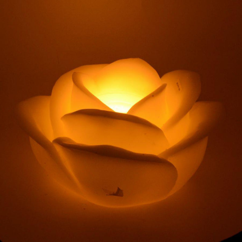 Candela led rosa bianco fontana cmÃ¸32h20