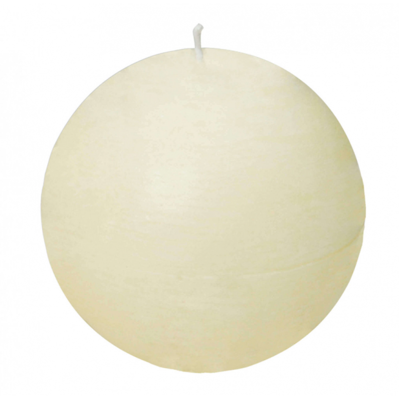 CANDELA SFERICA PROFUMATA AVORIO 8 CM