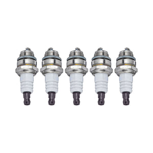 Kit Di 5 Candele M7 Per Motori A 2 Tempi - Compatibili Con Motoseghe E Decespugliatori Da 25Cc