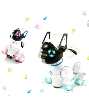 Cane Cagnolino Robot Danza E Cammina Luci E Suoni Giocattoli Bambini 2 Colori         