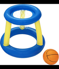 Canestro Da Basket Gioco Gonfiabile Per Bambini Splash 'n' Hoop 61cm Palla 52418         