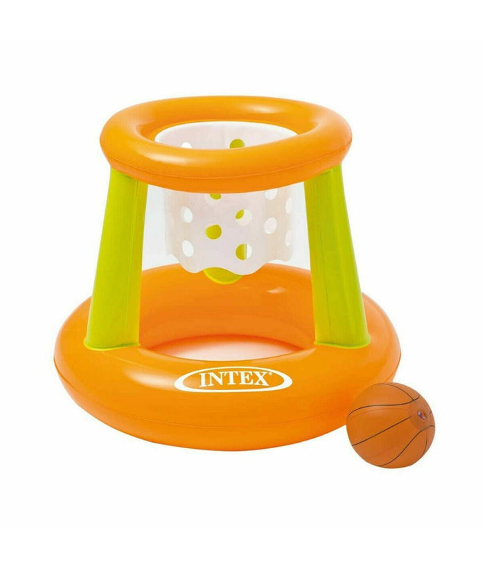 Canestro Gonfiabile 58504 Con Rete 67x55cm Basket Galleggiante Mare Piscina Palla         