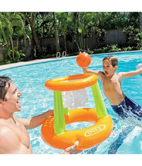 Canestro Gonfiabile 58504 Con Rete 67x55cm Basket Galleggiante Mare Piscina Palla         