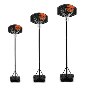 IDMarket - Canestro su supporto, regolabile in altezza da 240 a 305 cm