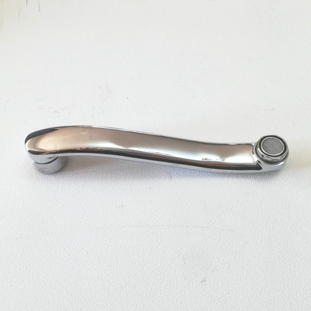 Canna cromata da 20cm per rubinetto lavello a parete